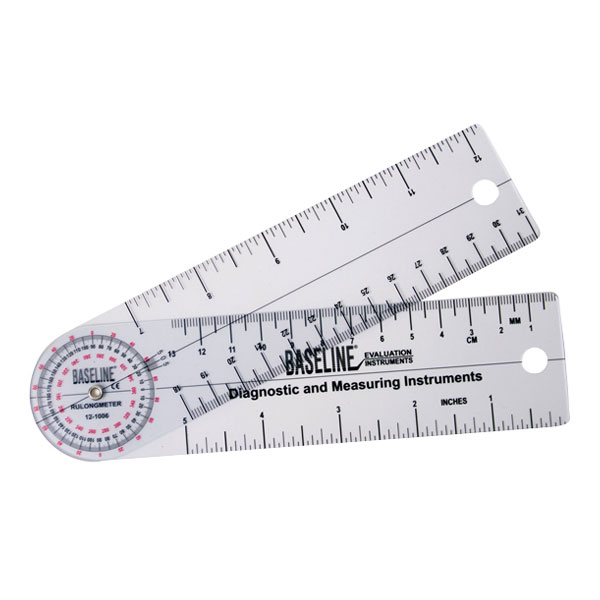 Plastic 360° Rulongmeter Goniometer 