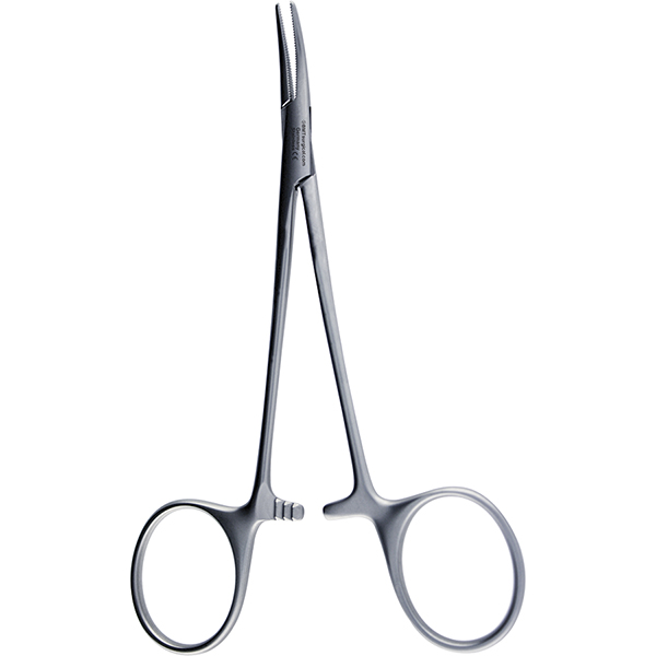 Hemostatic Halsted-Mostiquo Curved Forceps