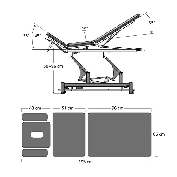 Coinfycare 5 sections table