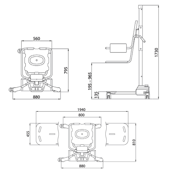 TR9650 Hygiene Lifter