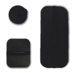 Non-gelled Carbon rubber electrodes