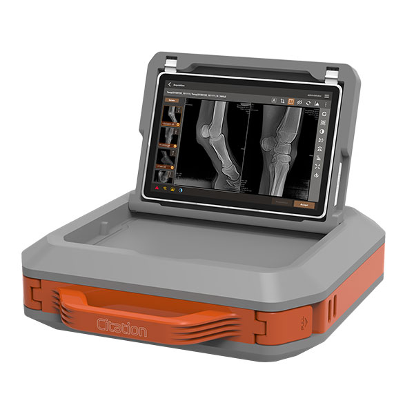 Portable Equine imaging workstation MyVet Citation DR