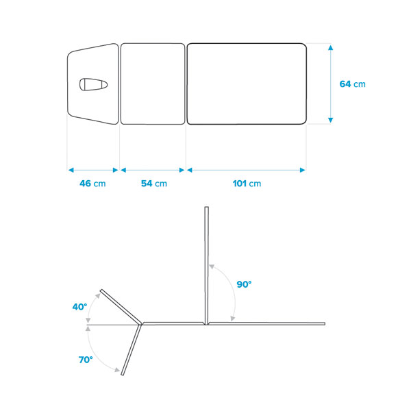 Galaxy table 3 sections - Demo