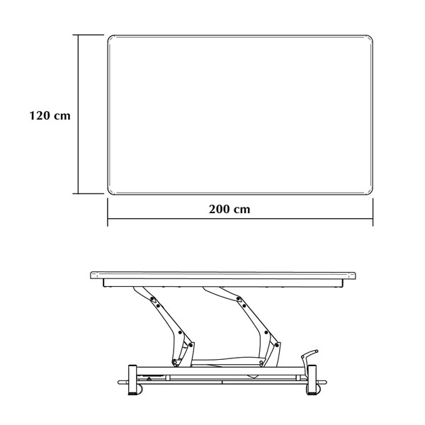 Treatment table Montane Bobath