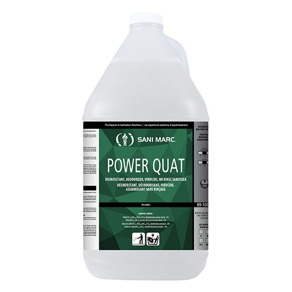 Concentrated germicide/detergent Power Quat